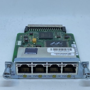 ◆ 中古 Cisco HWIC-4ESW 4ポートFEイーサネットスイッチモジュール ◆の画像1