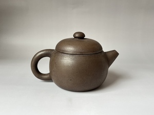 A000074 中国宜興 紫砂壺 急須 孟臣 茶壺 茶器 茶道具 在銘 時代物 