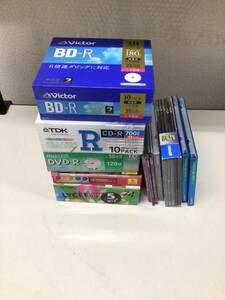 BD-R DVD-RW DVD-R CD-RW AUDIO CD-RW CD-R SONY maxell Victor TDK 54枚！未使用