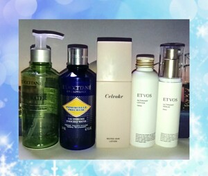 [ L'Occitane etovos cell vo-k. empty container ]L'OCCITANE ETVOS Celvoke face lotion cleansing beauty care liquid container lotion Insta ..