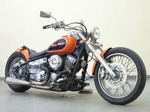 YAMAHA Drag Star 400【動画有】ローン可 4TR カスタム車 ローロング 初期カラー ドラッグスター ドラスタ アメリカン 車体 ヤマハ 売切