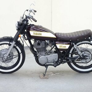 YAMAHA SR400S【動画有】ローン可 車検残有 カスタム車 空冷単気筒 ネイキッド レトロ クラシック 1JR 前後ドラム 車体 ヤマハ 売り切りの画像5