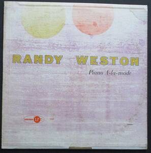 Randy Weston ＂ Piano A-la-Mode ” 　30㎝LP USA原盤 重量盤　
