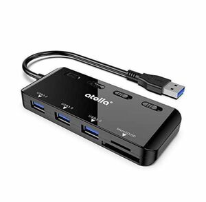 新品　atolla USB3.0ハブ sdカードリーダー箱あり