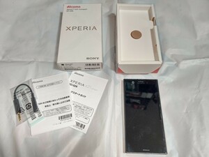 中古 送料無料 Xperia XZ1 Compact SO-02K ブラック docomo SIMフリー スマホ本体 スマートフォン