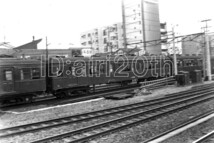 R0038-5【古い 鉄道 白黒 モノクロネガ】35mm 6コマ◇昭和39年 ※鉄道 駅 電車 汽車 蒸気機関車_画像1