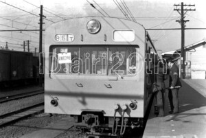 R0052-2【古い 鉄道 白黒 モノクロネガ】35mm 6コマ◇昭和40～50年代 ※鉄道 駅 電車 汽車 蒸気機関車