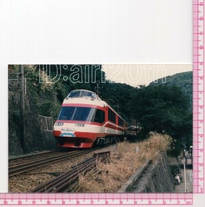 S30048【古い 鉄道 写真】5枚◇小田急電鉄 ブルーリボン賞 1988年 ※電車 路面電車 市電 都電 駅