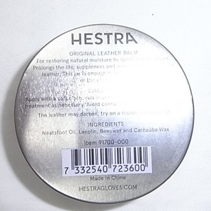 大定番売り切れ必至!!送料込み!!正規新品未使用24 HESTRA LEATHER BALM/ヘストラ グローブ用 レザーバーム/レザーワックス/＃9の画像3