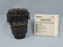 F2401　Nikon ED AF-S NIKKOR 18-35mm 1:3.5-4.5G SWM ED　IF Aspherical 77 ニコン_画像1