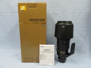 F2403　Nikon VR AF-S NIKKOR 200-500mm 1:5.6E ED CE SWM VR ED IF 95 ニコン