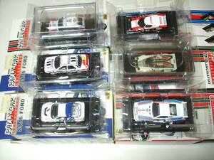 まとめてです。CM's 1/64 RALLY CAR COLLECTION LANCIA STRATOS DELTA BETA MONTECARLO FORD RS200 SIERRA ランチア フォード シーエムズ