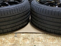 G speed G04 18インチ 7.5J オフセット53 5穴　PCD100 　215/40R18 ホットスタッフ　プリウス　_画像8