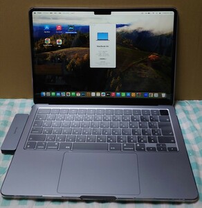 MacBook Air M2 13インチ 16g 512gb 2023年4月購入 充電12回 豪華アクセサリー付き