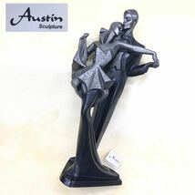 Austin Sculpture High Society AP3568 アレクサンダー・ダネル オースティンの彫刻 上流社会 1990年 人形 ドール 金属製 高さ約77cm_画像1