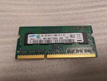 SAMSUNG ノート用メモリ 2GB DDR3 10600S PC3_画像1