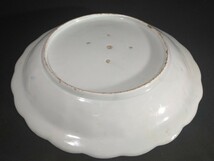 古伊万里 染付 捻り文 松竹梅図 輪花 31cm 大皿 江戸期 bdise-Ra3449_画像7