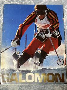 約40年前　SALOMON スキーブーツ・ビンディング　カタログ　3部