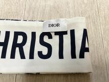 1000円~！正規店購入 美品Christian Dior クリスチャン ディオール アニマル柄 ミッツア ツイリースカーフ 保管箱付き_画像7