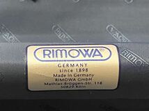 1000円~！廃盤希少品！正規店購入 美品 RIMOWA リモワ トパーズ ミニトロリー キッズトロリー スーツケース TSAロック 2輪 20L 920.42_画像10