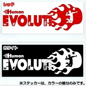 * thousand jpy and more postage 0*(20cm). on - person kind. evolution [ volleyball compilation ] originals te car, car sticker, car rear glass optimum (2)