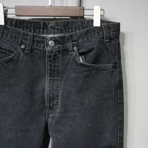 【即決】80s Levi's 505 BLK denim リーバイス ブラック デニム ジーンズ 先染め USA アメリカ製 古着 ヴィンテージ ビンテージ W33 L32