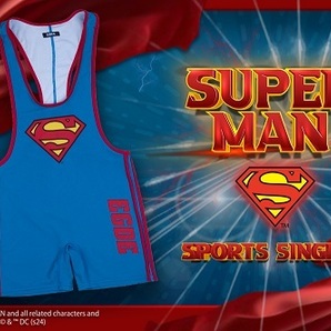 特価【即決】きっと闘ってみたくなる!! EGDE≪SUPERMAN シングレット(S～M)出品するものはSUPERMANです/コスプレにも!!の画像2