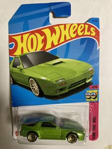 ホットウィール・89マツダ　サバンナRX-7黄緑(他も出品中)