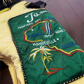 KAPITAL キャピタル 「幻シャムボマーJKT BEAUTIFUL WORLD JAMAICA」ジャマイカ スカジャン スーベニア ブルゾン ジャケット新品 本物 L 3の画像5