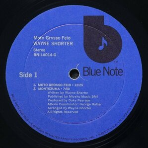 【米オリジナル】WAYNE SHORTER 美盤 MOTO GROSSO FEIO ウェインショーター BLUE NOTE / DUKE PEARSONの画像4