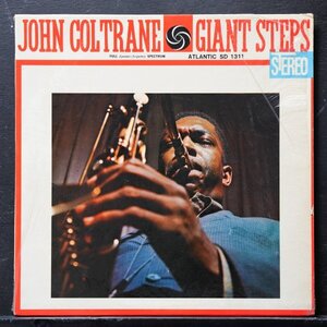 【両溝あり】JOHN COLTRANE 美品 シュリンク付き GIANT STEPS ジョンコルトレーン ATLANTIC 名盤 コーティングジャケット