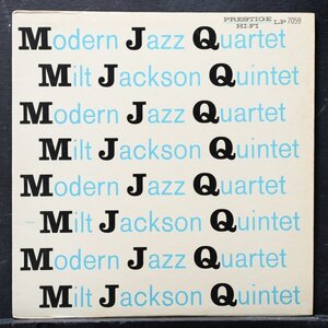 【米RVG刻印】MODERN JAZZ QUARTET MONO盤 MJQ 名盤 PRESTIGE / MILT JACKSON / HORACE SILVER / KENNY CLARKE