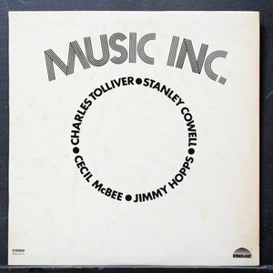 【米オリジナル】CHARLES TOLLIVER 美盤 MUSIC INC. チャールズトリヴァー STRATA EAST / STANLEY COWELL / CECIL McBEE / SPIRITUAL JAZZ