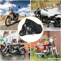 新品在庫処分・バイクカバーXXL（ブラック）防水・紫外線防止・盗難防止・撥水・収納カバー付_画像1