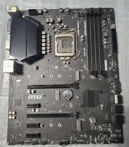 動作品 MSI Z390-S01 LGA1151 マザーボード ATX DDR4 第8世代 第9世代