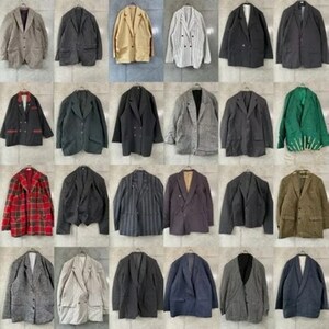 24着 テーラードジャケットMIX Men's L~XXL US古着 ユーロ古着 ブランドテーラード 検品済 SRC古着卸 セット まとめ売り 仕入れ 卸売り