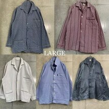 30着 パジャマシャツMIX Men's S~L ヨーロッパ古着 US古着 検品済 SRC古着卸 セット まとめ売り 仕入れ 卸売り_画像6