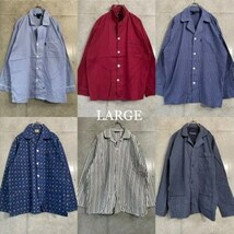 30着 パジャマシャツMIX Men's S~L ヨーロッパ古着 US古着 検品済 SRC古着卸 セット まとめ売り 仕入れ 卸売り_画像5