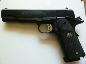 東京マルイ製　M1911A1MKⅣ SERIS'70 　スライド BLUE FINISH　ガスブローバック改