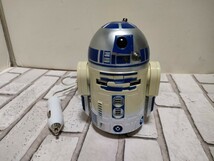 レア！スターウォーズ StarWars R2-D2フィギアタイプ USB 車載充電器 iPhone, iPad, Androido対応 　ドリンクホルダーサイズ_画像1