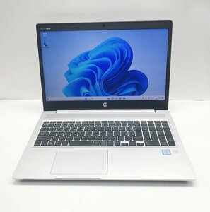 NT: HP Probook 450　G6 Corei3-8145U 2.10GH /8GB/SSD:256GB/ 無線ノート&windows11