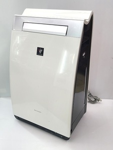 【中古品】 シャープ SHARP ファン式 加湿空気洗浄機 ～34畳 加湿～21畳 KI-HX75-W 2017年製 ホワイト ○YR-16575○