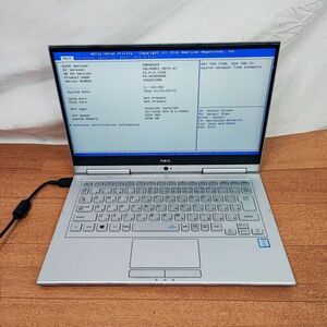 ノートパソコン LAVIE Hybrid ZERO HZ350/GAS PC-HZ350GAS Core i3-7100U 2.4GHz タッチパネル 2in1 BIOS確認済みジャンク6