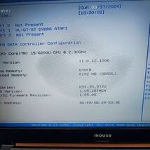 ノートパソコン マウスコンピューター LuvBook LB-F551XN-S5 Core i5-6200U 2.3GHz　BIOS確認済みジャンク2_画像5