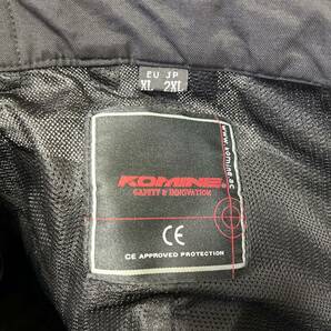 KOMINE メッシュ ライディングパンツ メンズ 2XL コミネ バイクウェア ライダース 春〜秋 ツーリングの画像3