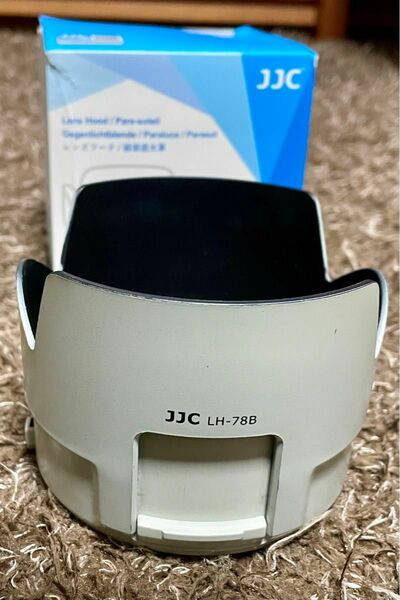 【美品】 JJC　LH-78B　ET-78B 互換品　ホワイト レンズフード　EF70-200mm F4L IS II 用　