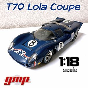 GMP T70 ローラクーペ #8 E.レスリー/L.モッチェンバッハー 1:18 1969 デイトナ ◆ Lola Coupe ダイキャスト ミニカー 完成品 12008