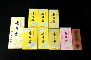 P356 Japan .. every day .[ white .. .* Sakura . white .. .*..]. incense stick rose . etc. together /80