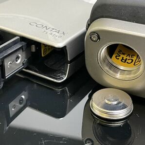 美品 CONTAX コンタックス G2 フィルムカメラ Carl Zeiss Planar 2/45 T＊ フラッシュ付属 TLA140 動作問題無しの画像9