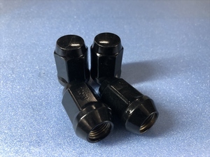 ブリヂストン製 AX-LUG NUTS M12 P1.25 19HEX ブラックタイプ 袋ナット 20個【12時まで注文で即日発送】